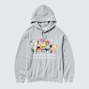 SpongeBob SquarePants x Cactus Plant Flea Market Grey Hoodie